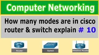 how many modes are in cisco router and switch explain | ccna