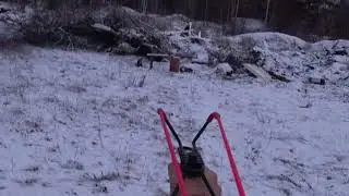 Охота на зайца с рогаткой, охотничья байка - шутка. Практическая стрельба из рогатки.