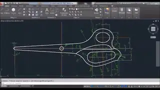AUTOCAD 2015 Dibujo de una Tijera 2D