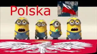 Minionki śpiewają hymn polski