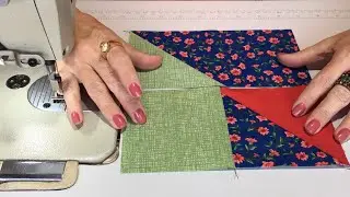 Incrível BLOCO de PATCHWORK Fácil de Costurar