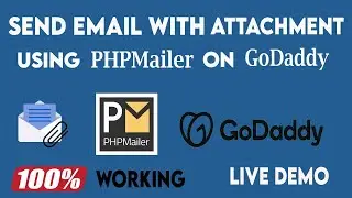 Send Email with Attachment using PHPMailer on GoDaddy | Latest 2021 Godaddy Updated