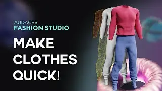 How to make 3D clothes in seconds with Audaces Fashion Studio | 3D Tutorial by 