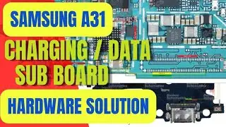 how to fix samsung a31charging problem  sm A315f with aid borneo tool jinsi ya kutengeneza