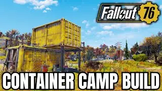 Shipping Container Home Build - Fallout 76 CAMP Tutorial
