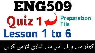 Eng509 Quiz 1 2024/ eng509 quiz 1 preparation file/eng509 quiz 1 