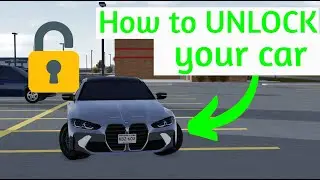 How to UNLOCK your car in Greenville roblox.