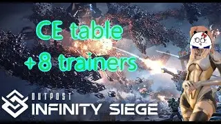 Outpost: Infinity Siege - Cheat Engine Table +8 trainers