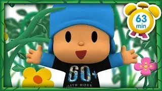 🌱  POCOYO ITALIANO - Coltivare le Piante: Earth Hour [63 min] | VIDEO e CARTONI ANIMATI per bambini