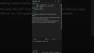 Python Roadmap 1 Basics Lesson 7. Inputs & Datatypes