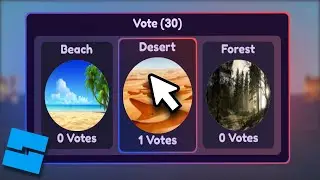 How to make a Voting System GUI in Roblox Studio