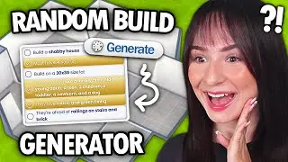 I tried the RANDOM BUILD GENERATOR challenge in The Sims 4!