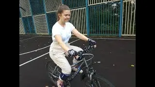 Велошкола для взрослых. Первое занятие.