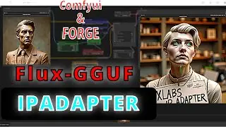 ComfyUI & Forge Webui Tutorial: How To Use Flux IPadapter #comfyui #flux #ipadapter #forge
