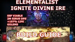 Divine Ire Elementalist build guide 3.18 archnemesis (league start viable)