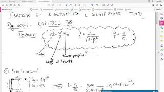 esercizi su dilatazione tempo