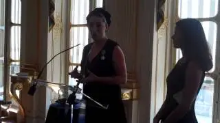 Rossy de Palma gets her CHevelier des Arts and Lettres