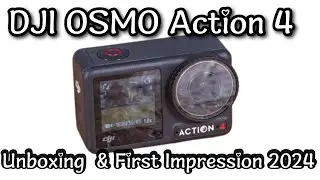 DJI Osmo Action 4 Standard Combo Unboxing & First Impression 2024
