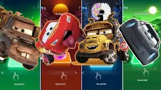 🚜 Tow Mater vs Lightning McQueen vs Cursed Miss Fritter vs Jackson Storm | Coffin Dance 🪩