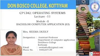 CP1342: OPERATING SYSTEMS - LECTURE -11- METHODS FOR HANDLING DEADLOCKS - BCA- S3.