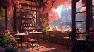 (4K) Coffee Shop Vibe with Smooth Groovy RnB LoFi Music for Relaxing, Studying and Working