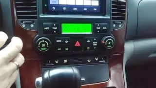Kia Carnival 2 климат-контроль в цельсиях и фарингейтах