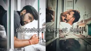 Vlog photo shoot at home || Random clicks portrait photography vlog || Tricky Abhay