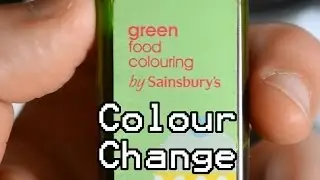 Food Dye Colour Change Experiment