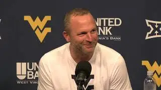 WVU Men's Basketball Darian DeVries Press Conference 11/7/24