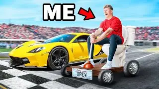 I Turned my Toilet into a Race Car!