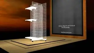 13 inch x 24 inch Injection Molded Shelving