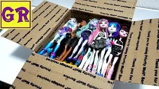 Куклы МОНСТЕР ХАЙ - посылка из Америки с куклами Monster high ТОРА В ПРОЛЁТЕ ее в коробке нет
