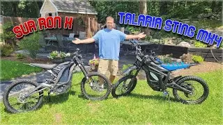 Sur Ron & Talaria E Bike Review | X Black Edition vs MX4 (POV Drive)