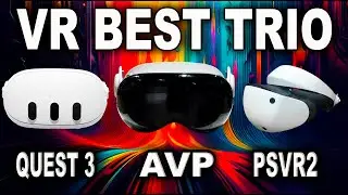 VR’s Top Trio: Apple Vision Pro, Meta Quest 3 & PSVR2!