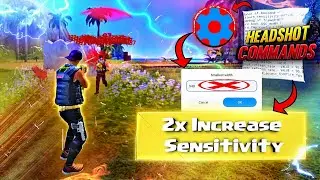✅Set-edit commands 🇧🇷(Increase your Sensitivity 2x) | ☑️Without dpi | setedit freefire | setedit 💯