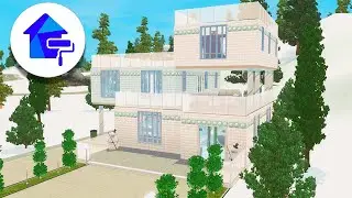 I BUILT A MODERN GINGERBREAD HOME! The Sims 3