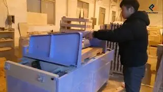 Pallet stringer slot making machine double slot