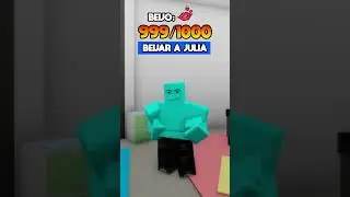 TIVE QUE BEIJAR A JULIA NO ROBLOX 😨😨🤣 