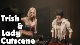 Trish & Lady All Cutscene - Devil May Cry 5