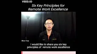 Six Key Principles of Remote Work Excellence