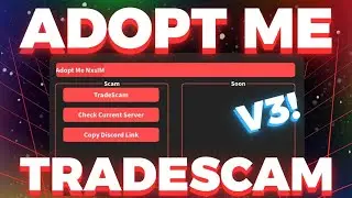 ADOPT ME TRADESCAM IS FINALLY HERE 😍❤️ | New Features! pastebin link