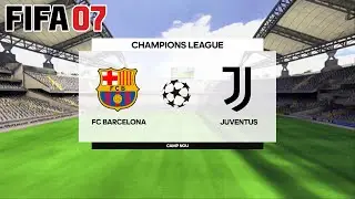 FIFA 07 (2007) - FC Barcelona vs Juventus - Gameplay XBOX 360 HD [Xenia]