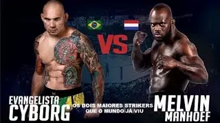 Trocação Brutal. Melvin Mahoef vs Evangelista Cyborg HIGHLIGHT
