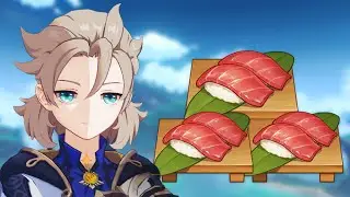 Albedo’s E Skill was made for Tuna Sushi...