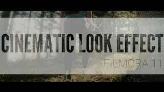 Filmora 11Cinematic Look Effect  - How to get the CINEMATIC LOOK IN Filmora 11 2022 #filmora11