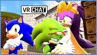Queen Aleena Meets Scourge at her Palace with Sonic - VRChat