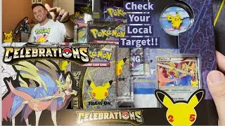 Pokémon Celebrations Zacian Lv. X Deluxe Pin Collection Box Opening & Review! CHECK YOUR TARGET!