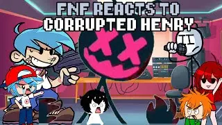 Friday Night Funkin' reacts to PIBBY CORRUPTED HENRY STICKMIN | xKochanx | FNF REACTS | GACHA