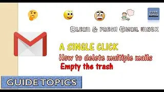 delete multiple mail in gmail | how to delete all mail in one click | 