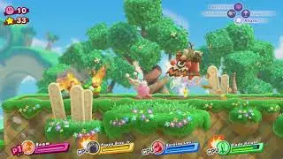 Kirby Star Allies Demo Playthrough